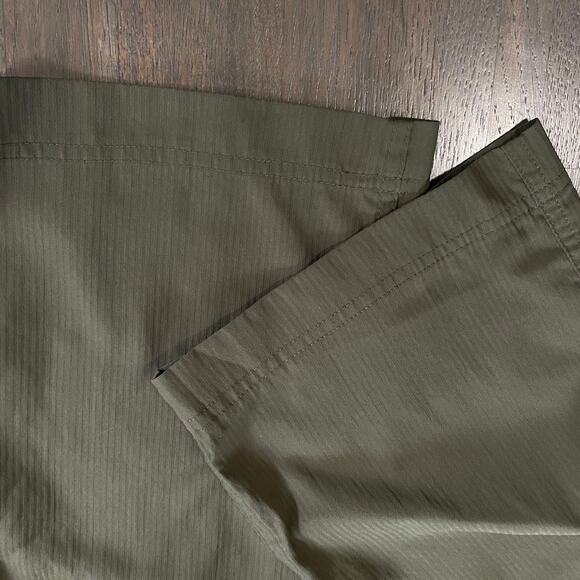 Koi Lite Scrub Pants L Tall Olive Green Slim Fit Drawstring Zip Pocket - Picture 10 of 10
